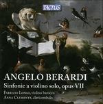 Sinfonie a violino solo - CD Audio di Angelo Berardi