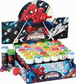 Bolle di Sapone Spider-Man. Flacone 60 Ml Display 36 Pz