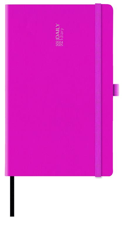 Agenda UNIVERSITARIA giornaliera S/D 15 mesi - COPACABANA Fucsia - 13 x 21 cm