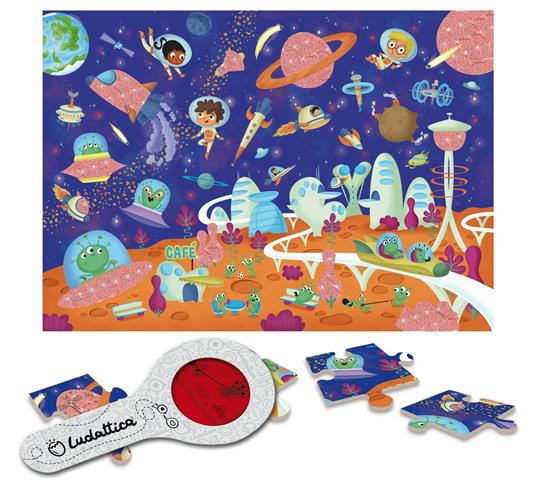 Ludattica Secret Puzzle 24 Pcs Lo Spazio - 2