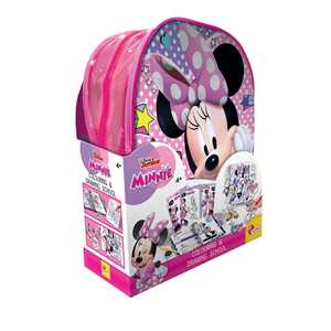 Giocattolo Minnie Zainetto Coloring And Drawing School Lisciani