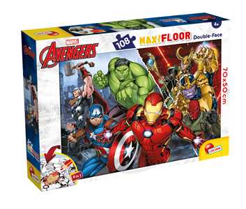 Giocattolo Marvel Puzzle Df Maxi Floor 108 Avengers Lisciani