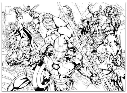 Marvel Puzzle Df Maxi Floor 108 Avengers - 3