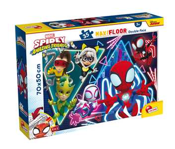 Giocattolo Marvel Puzzle Df Maxi Floor 35 Spidey Lisciani