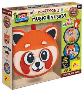 Giocattolo Montessori Wood Musichini Red Panda Lisciani