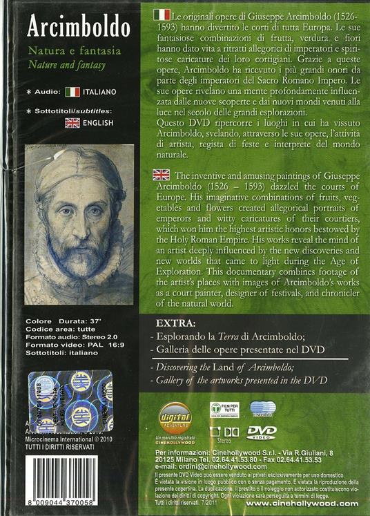 Arcimboldo. Natura e fantasia - DVD - 2