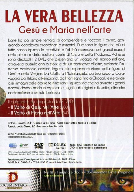 La vera bellezza. Il volto di Gesù e Maria nell'arte (2 DVD) - DVD - 2