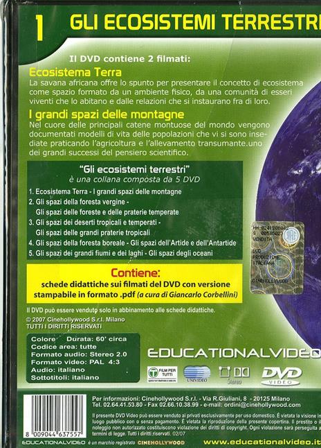 Gli ecosistemi terrestri. Vol. 1 (DVD) - DVD - 2