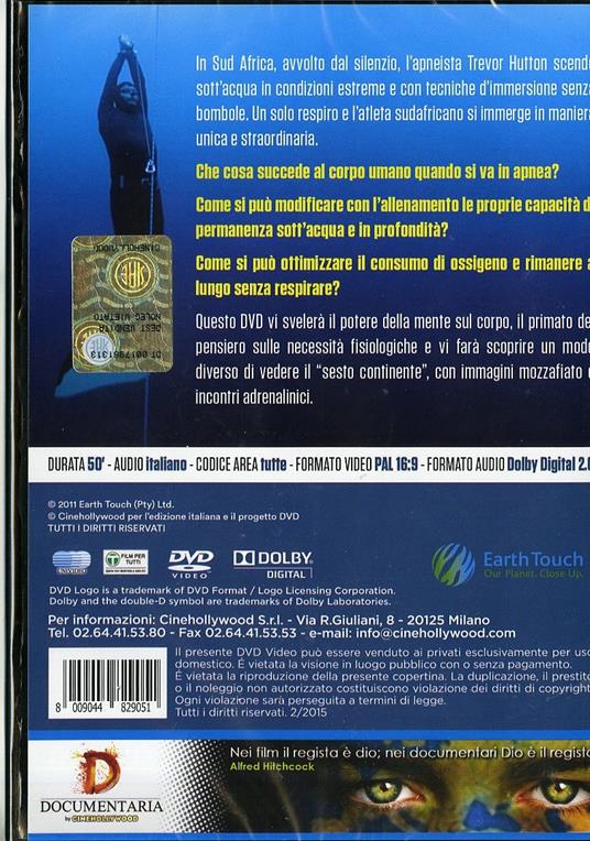 Apnea. Emozioni in un respiro - DVD - 2