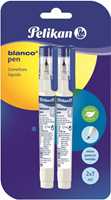 Cartoleria Correttore liquido Pelikan a penna Blanco pen 7 ml. Confezione da 2 pezzi. Punta fine in metallo, senza solventi Pelikan