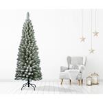 Albero Di Natale Silvestre Floccato Cm. 240