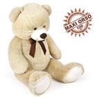 Orso con Fiocco Beige cm 100