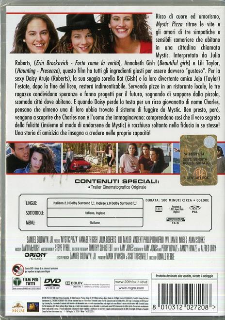 Mystic Pizza di Donald Petrie - DVD - 2