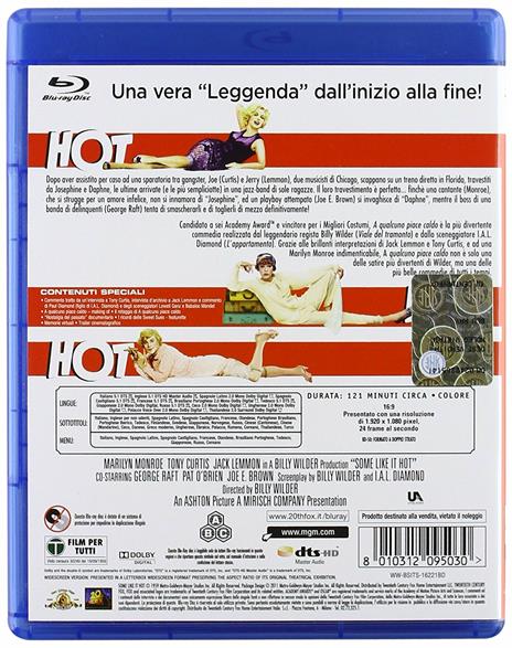 A qualcuno piace caldo di Billy Wilder - Blu-ray - 2