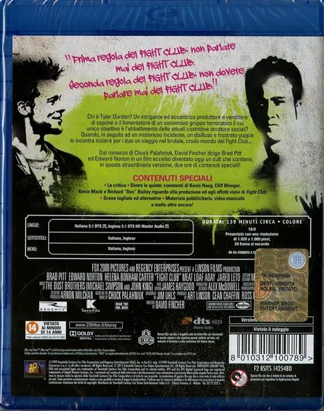 Fight Club di David Fincher - Blu-ray - 2