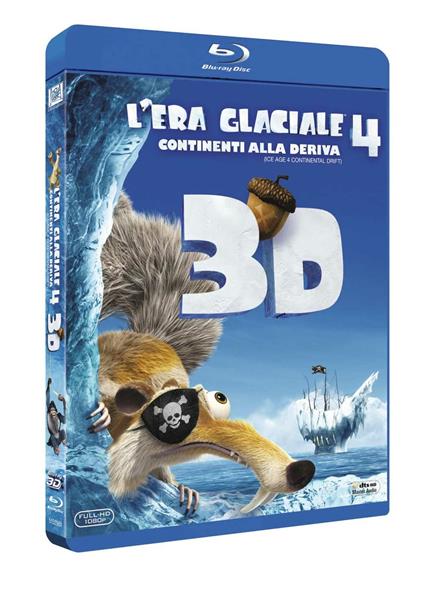 L' era glaciale 4. Continenti alla deriva 3D (Blu-ray 3D) di Steve Martino,Mike Thurmeier - Blu-ray