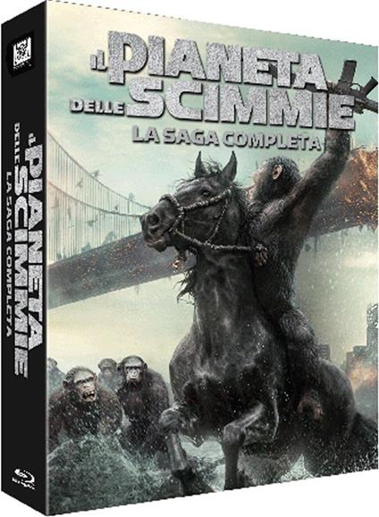 Il pianeta delle scimmie. Primal Collection (8 Blu-ray) di Tim Burton,Ted Post,Matt Reeves,Franklin J. Schaffner,Don Taylor,Jack Lee Thompson,Rupert Wyatt