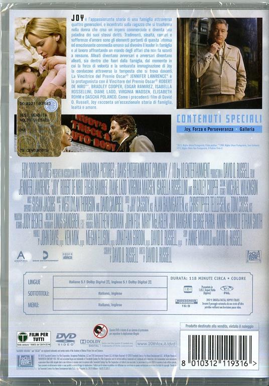 Joy di David O. Russell - DVD - 2