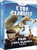 L' era glaciale 1, 2, 3, 4 (DVD + 4 Blu-ray)