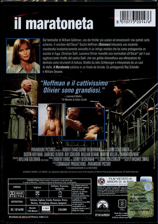 Il maratoneta di John Schlesinger - DVD - 2