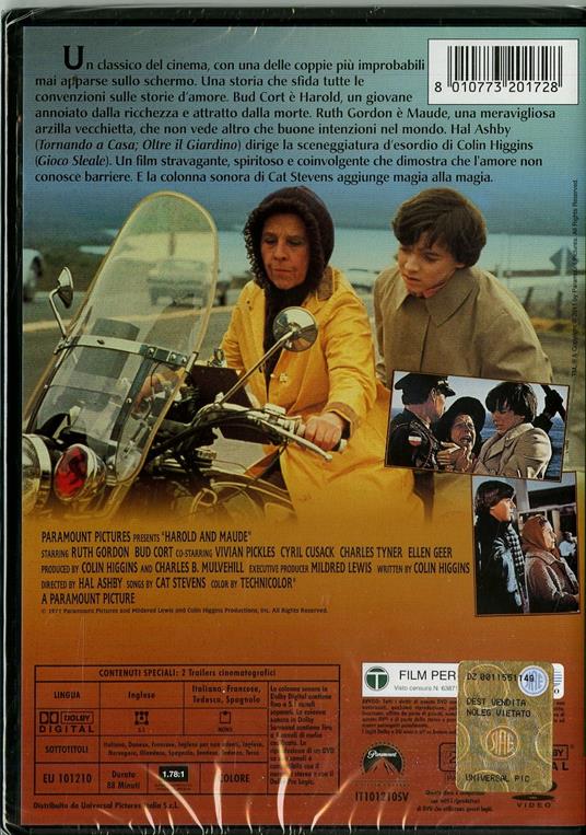 Harold e Maude di Hal Ashby - DVD - 2