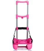 Carrello Trolley Be Box Plus Pieghevole Rosa - con blocca zaino