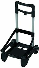 Carrello Trolley Be Box Plus Pieghevole Nero - con blocca zaino