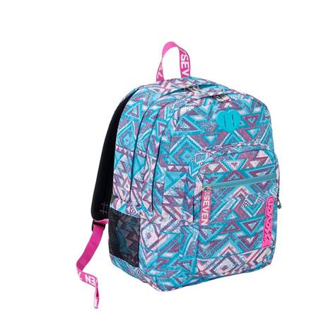 Zaino Freethink Seven 7.1 Wild Feeling Tyle. Azzurro-Rosa