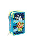 Astuccio accessoriato Pen Pad Seven SJ Gang Boy Play Again Turchese Fluo