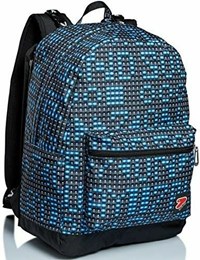 Zaino scuola Reversibile Backpack The Double Spec Ed Ledwall, Turchese Fluo  33x44x16 cm - Seven - Cartoleria e scuola