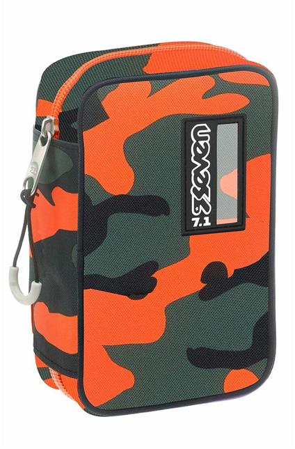 Astuccio Speed Pad Seven Camoupix Boy, Military Green - 15 x 20 x 6 cm -  Seven - Cartoleria e scuola