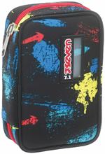 Astuccio Speed Case Seven Scratchy Boy, Jet Black - 15 x 20 x 6 cm