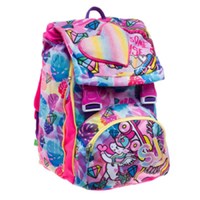 Zaino scuola Sdoppiabile Big Sj Gang Animali Fantasy Girl, Candy Fuxia - 27  x 41 x 16 cm - Sj Gang - Cartoleria e scuola