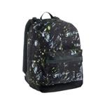 Zaino scuola Reversible Backpack Seven Yellow Paint con auricolari wireless, Total Black, 29 lt - 33 x 44 x 16 cm