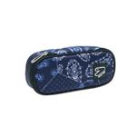 Astuccio Pencil Bag Round Plus Seven Blue Cashmere, Blue Marine - 23 x 10 x 5,5 cm