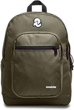 Zaino scuola Jelek Plain Invicta Backpack Grs, Green Military - 32 x 43 x 25 cm