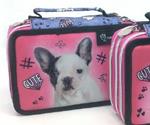 Astuccio organizzato 3 zip Bulldog - 20x6x12,5 cm