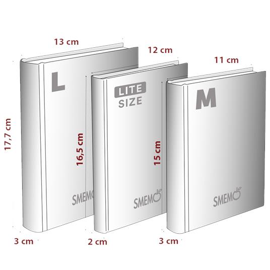 Diario Smemo Lite 16 mesi, 2024, Bianco - 12,1 x 16,5 cm - Smemoranda - Cartoleria  e scuola