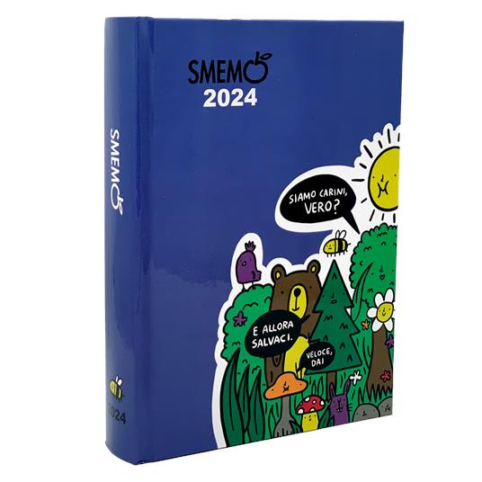 Diario Smemo 16 mesi, 2024, Green Balloon Special Edition - Soggetto Diari  Di Brodo - 11 x 15 cm
