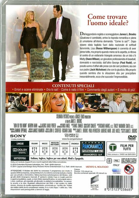 Come lo sai di James L. Brooks - DVD - 2