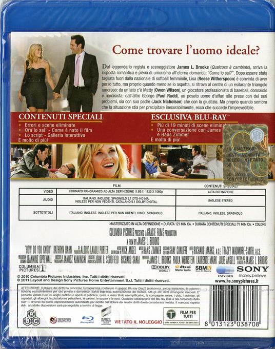 Come lo sai di James L. Brooks - Blu-ray - 2