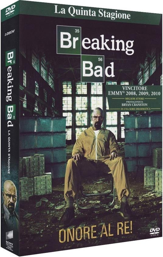 Breaking Bad. Stagione 5. Parte 1 (Serie TV ita) (3 DVD) - DVD - Film di  Michael Slovis , Michelle MacLaren Drammatico | Feltrinelli