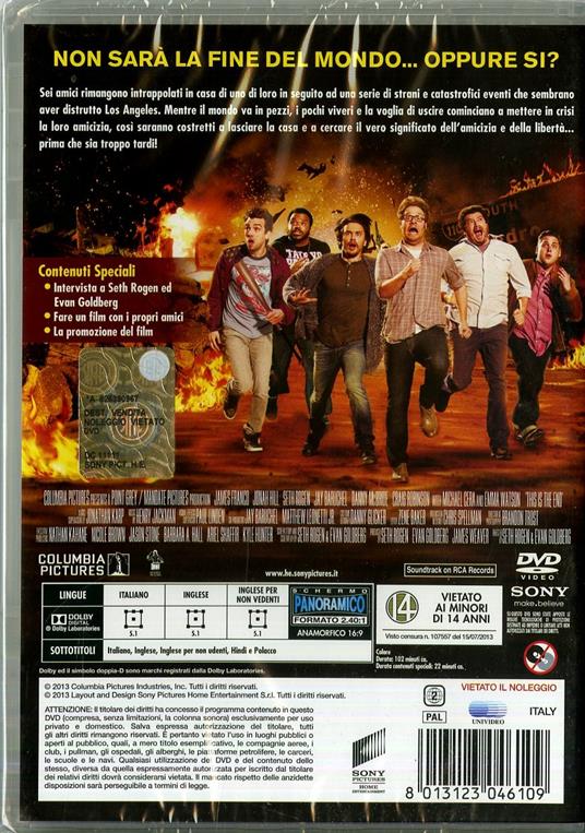 Facciamola finita di Evan Goldberg,Seth Rogen - DVD - 2