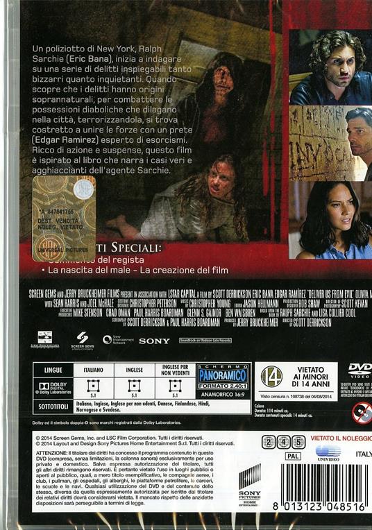 Liberaci dal male di Scott Derrickson - DVD - 2