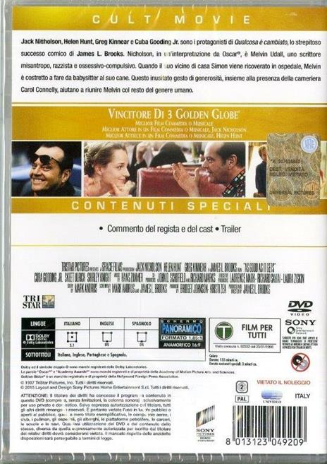 Qualcosa è cambiato di James L. Brooks - DVD - 2