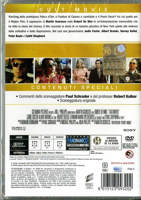 Taxi Driver (DVD) di Martin Scorsese - DVD - 2