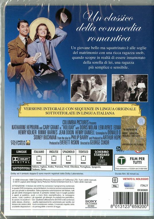 Incantesimo di George Cukor - DVD - 2