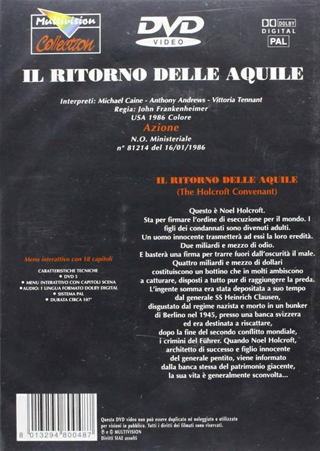 Il ritorno delle aquile (DVD) di John Frankenheimer - DVD - 2