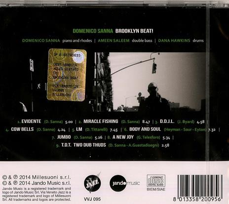 Brooklyn Beat! - CD Audio di Domenico Sanna - 2