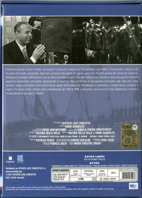 L' arma più forte. L'uomo che inventò Cinecittà. Con libro (DVD) di Vanni Gandolfo - DVD - 2